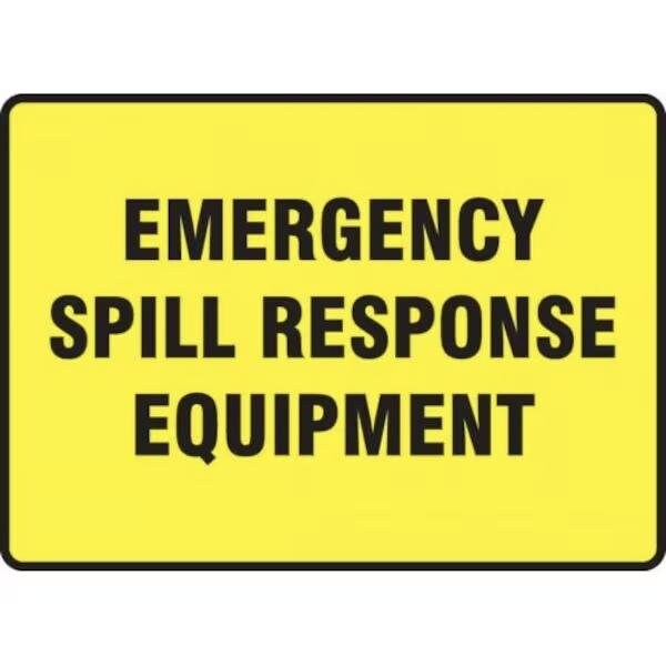 Accuform SAFETY SIGN EMERGENCY SPILL RESPONSE MCHL565XL - main
